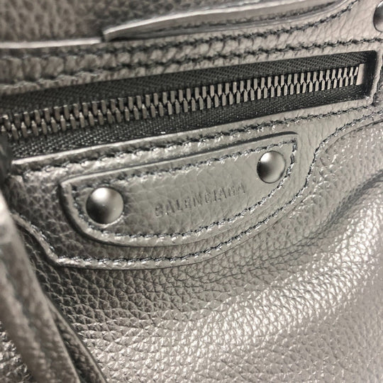 BALENCIAGA Handbag 632524 leather black Neo Classic City Mini Women Used Authentic
