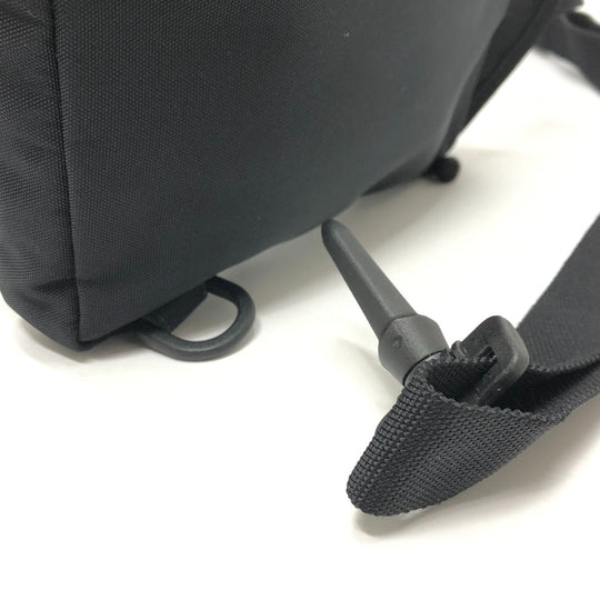 BALENCIAGA Sling bag 593651 Nylon black logo explorer mens Used Authentic