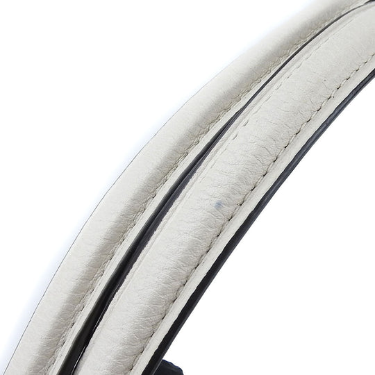 COACH Shoulder Bag 57125 leather white Women Used Authentic