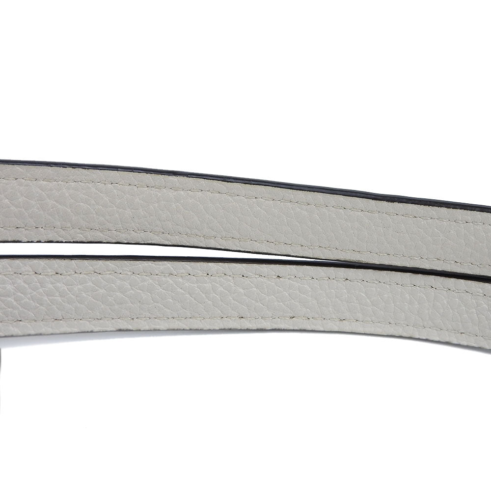 COACH Shoulder Bag 57125 leather white Women Used Authentic