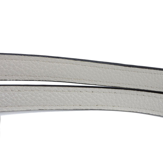 COACH Shoulder Bag 57125 leather white Women Used Authentic