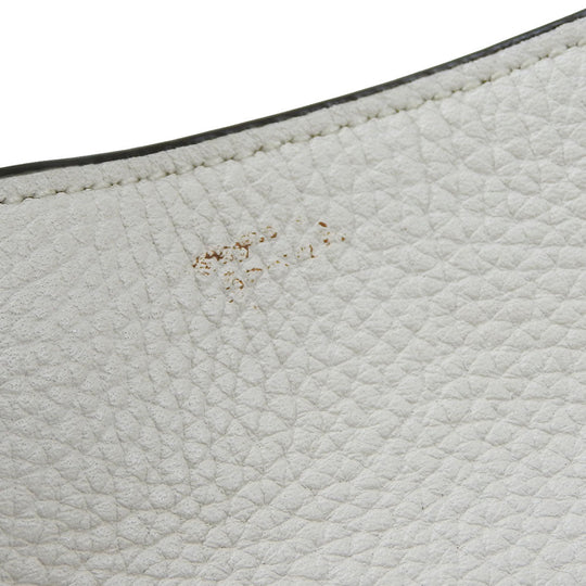 COACH Shoulder Bag 57125 leather white Women Used Authentic