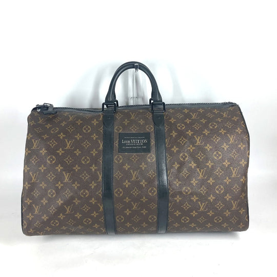 LOUIS VUITTON Boston Duffel bag M41411 Monogram canvas Brown Monogram watercolor Keepall �Ebandouliere55 unisex(Unisex) Used Authentic