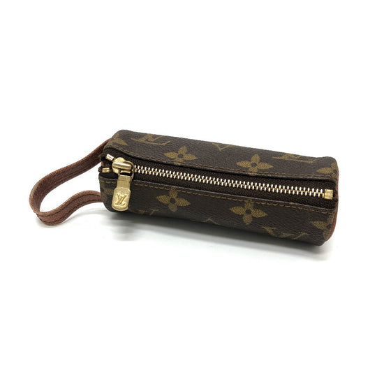 LOUIS VUITTON Pouch M58249 Monogram canvas Brown Etui Trois Ball Golf