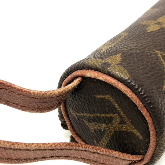 LOUIS VUITTON Pouch M58249 Monogram canvas Brown Etui Trois Ball Golf