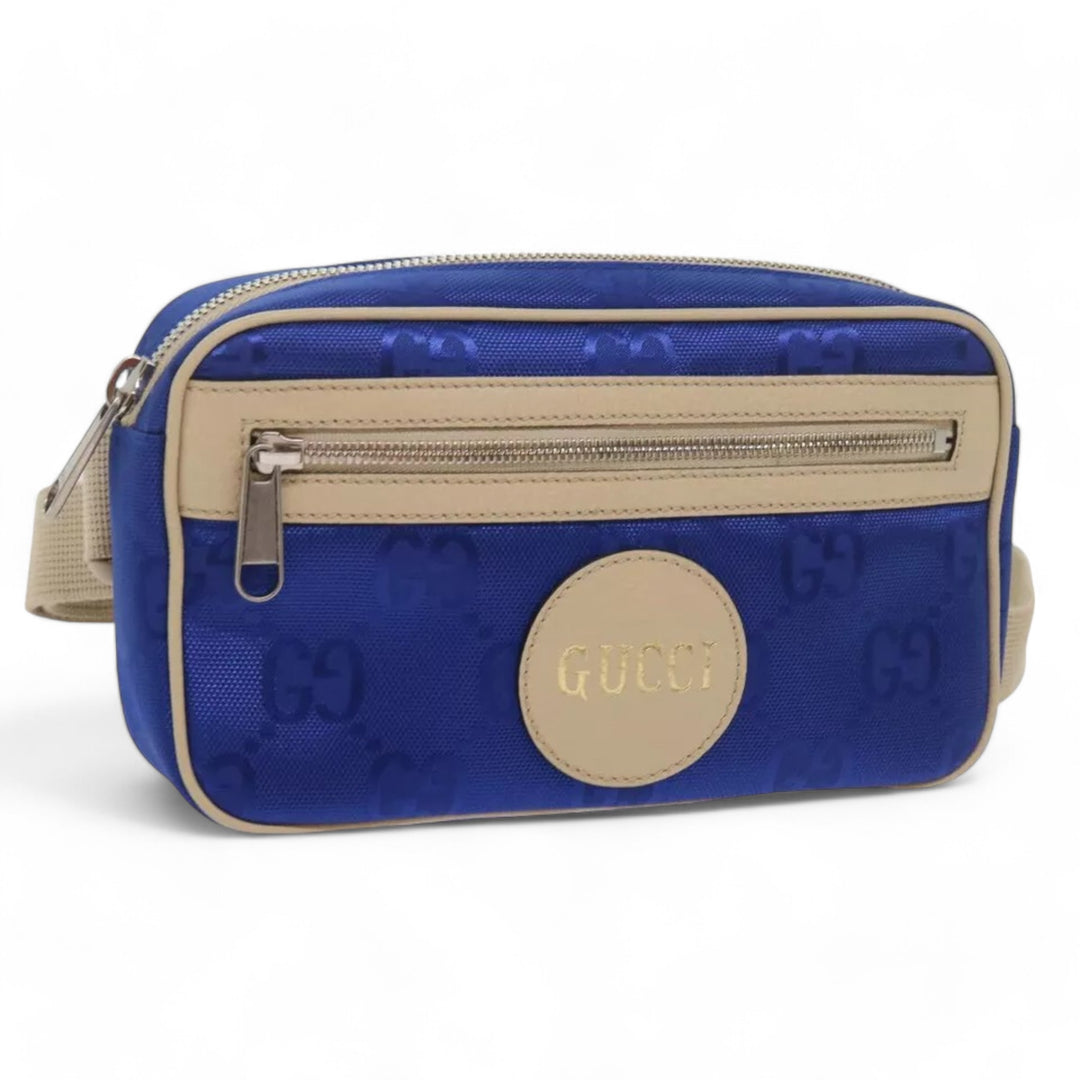 Gucci GG Nylon Bum Bag Body Bag Blue Unisex