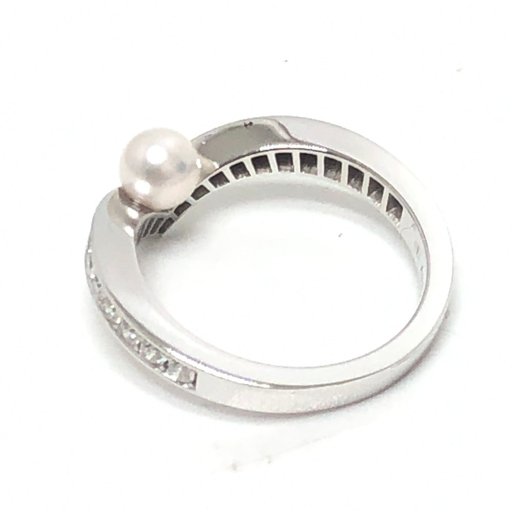 Chaumet Ring K18WG Silver Josephine Collection Egrette, pearl, diamond Women 51 Used Authentic