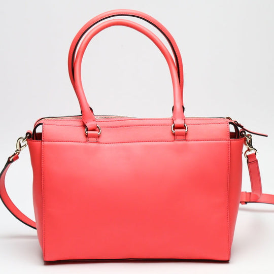 Kate Spade Shoulder Bag leather pink Diagonal crossing 2WAY Women Used Authentic