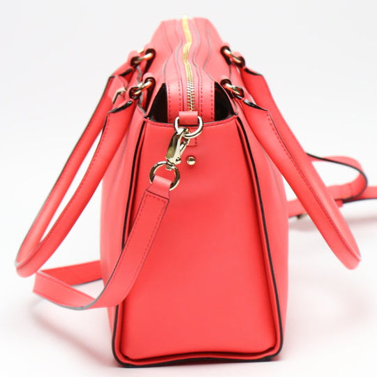 Kate Spade Shoulder Bag leather pink Diagonal crossing 2WAY Women Used Authentic