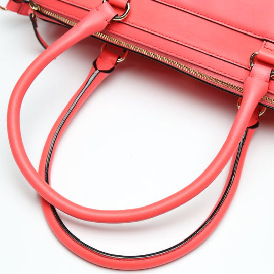 Kate Spade Shoulder Bag leather pink Diagonal crossing 2WAY Women Used Authentic