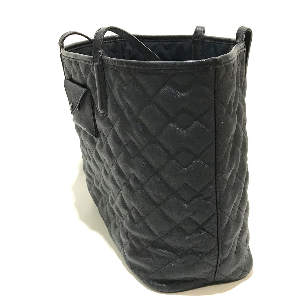 MARC BY MARC JACOBS Tote Bag PVC / Leather black With porch quilting Women Used Authentic