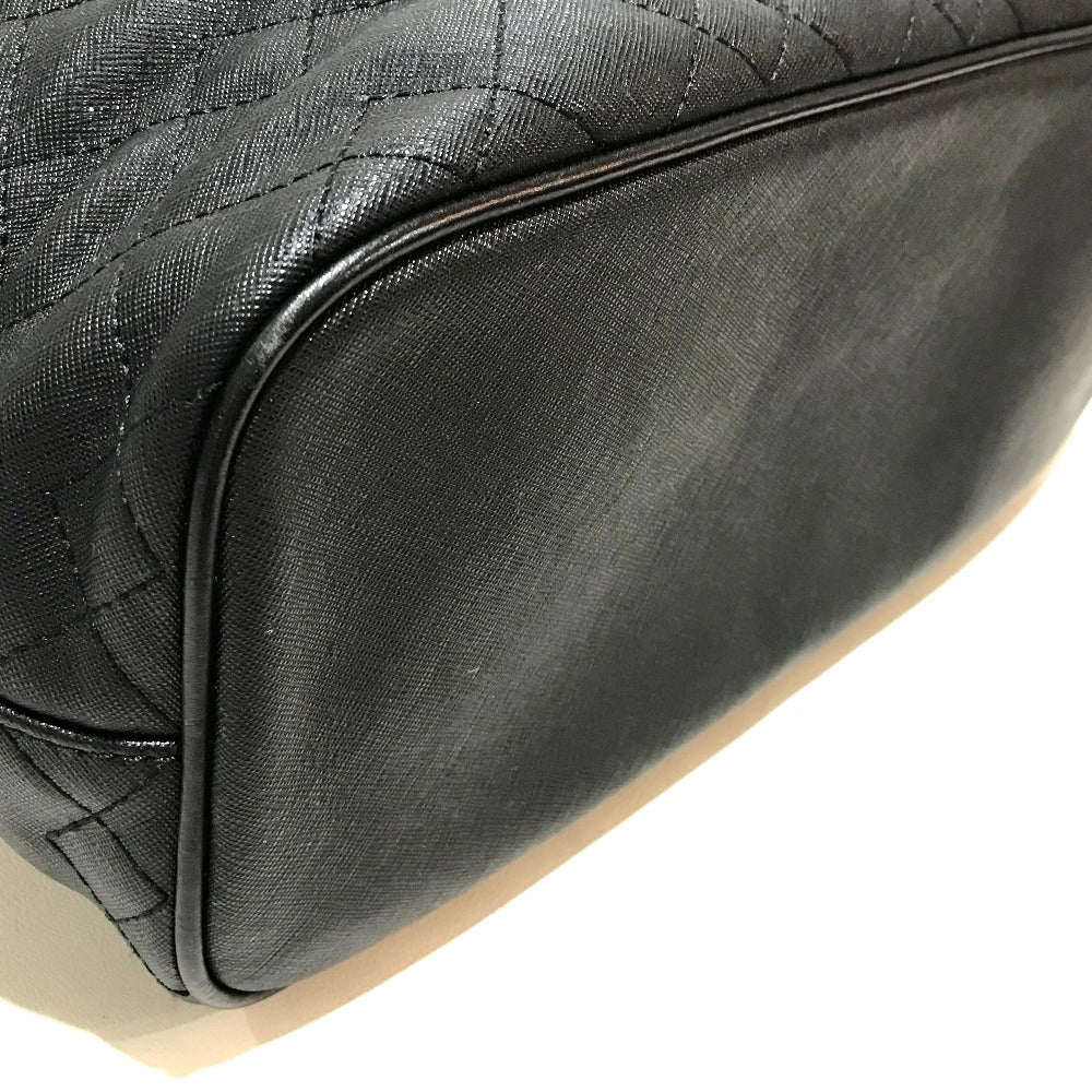 MARC BY MARC JACOBS Tote Bag PVC / Leather black With porch quilting Women Used Authentic