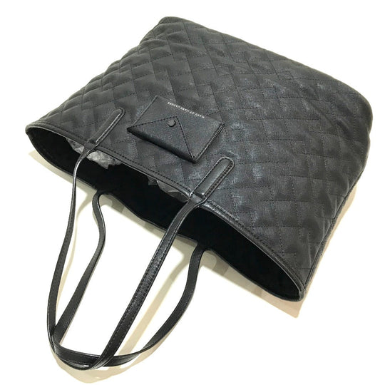 MARC BY MARC JACOBS Tote Bag PVC / Leather black With porch quilting Women Used Authentic