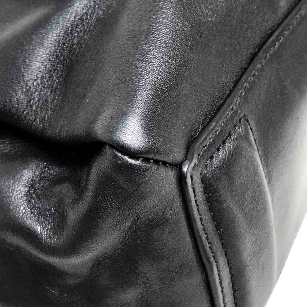 MARC BY MARC JACOBS Handbag leather black Two-tone Bicolor Tote Bag Women Used Authentic