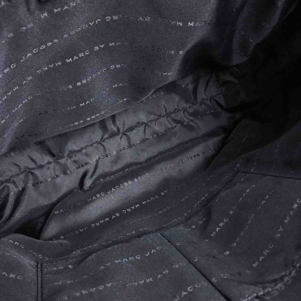 MARC BY MARC JACOBS Handbag leather black Two-tone Bicolor Tote Bag Women Used Authentic