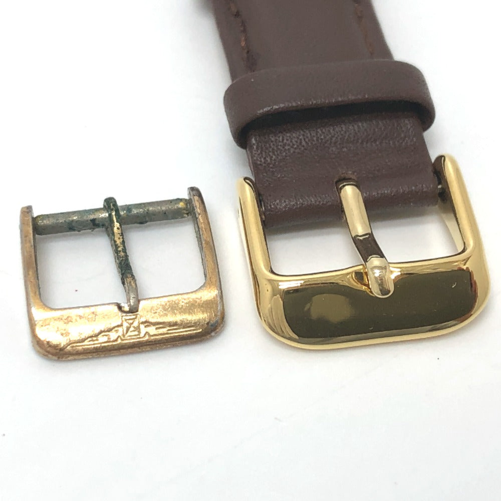 LONGINES Watches Quartz Stainless Steel, Gold Plated, Leather gold gold dial Women Used Authentic