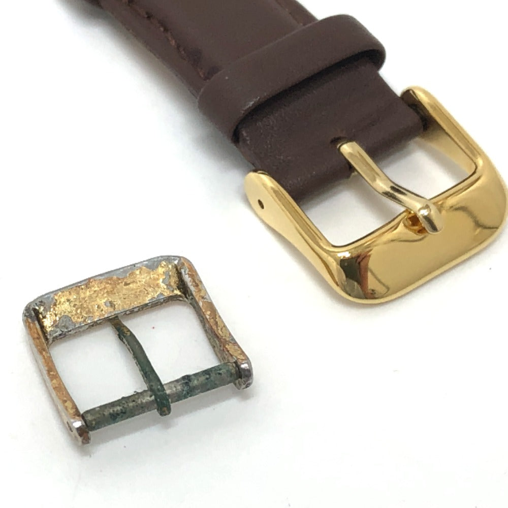 LONGINES Watches Quartz Stainless Steel, Gold Plated, Leather gold gold dial Women Used Authentic