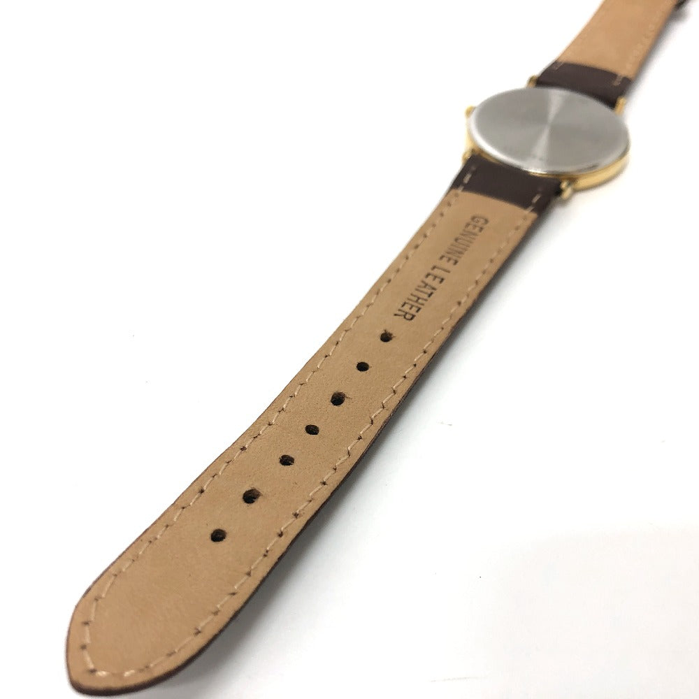 LONGINES Watches Quartz Stainless Steel, Gold Plated, Leather gold gold dial Women Used Authentic