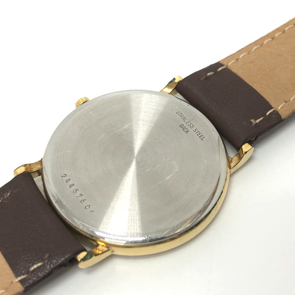 LONGINES Watches Quartz Stainless Steel, Gold Plated, Leather gold gold dial Women Used Authentic