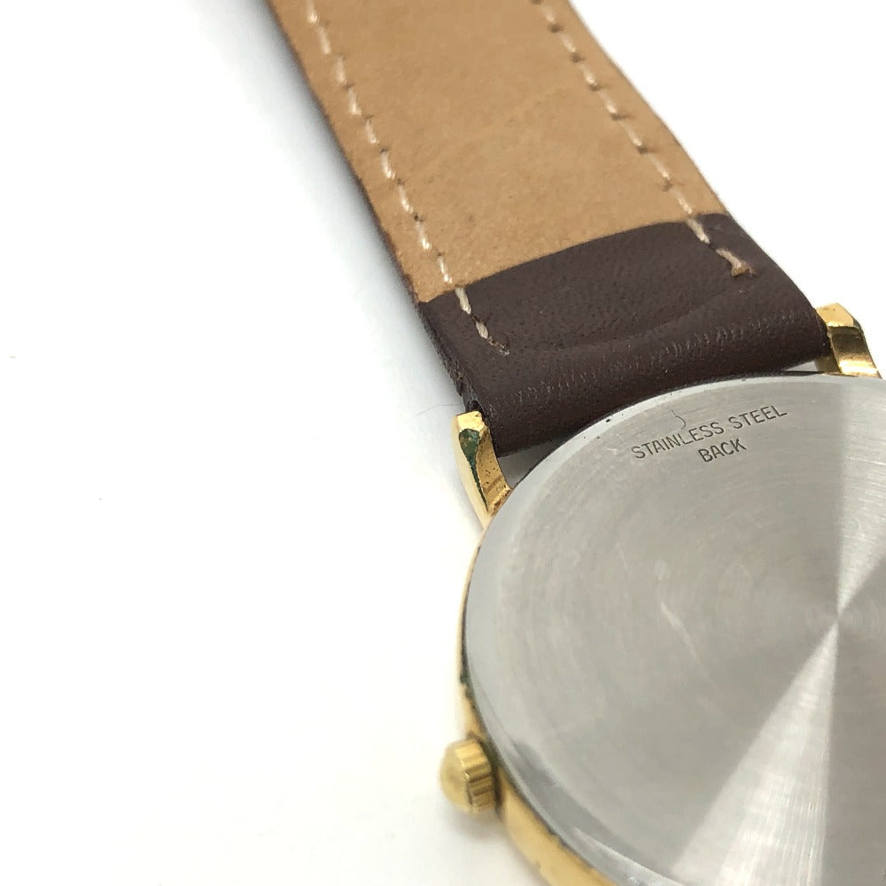 LONGINES Watches Quartz Stainless Steel, Gold Plated, Leather gold gold dial Women Used Authentic