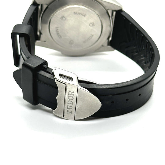 TUDOR Watches Mechanical Automatic 42010 Stainless Steel Silver Fast rider Red dial mens Used Authentic