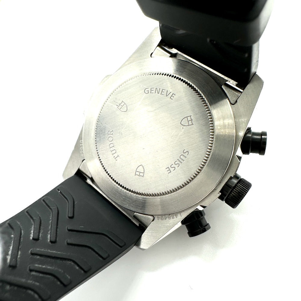 TUDOR Watches Mechanical Automatic 42010 Stainless Steel Silver Fast rider Red dial mens Used Authentic