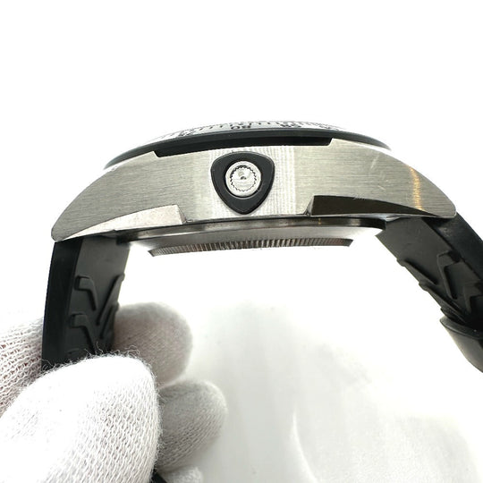 TUDOR Watches Mechanical Automatic 42010 Stainless Steel Silver Fast rider Red dial mens Used Authentic