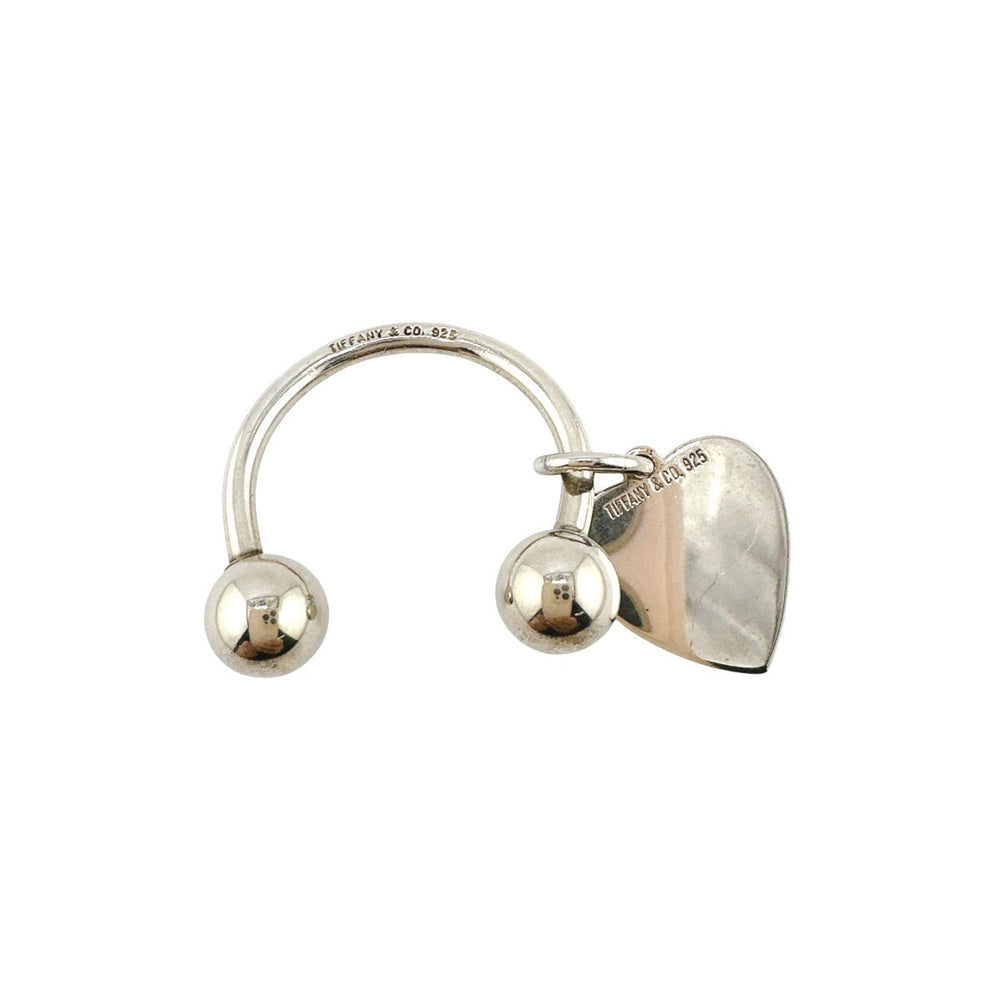 TIFFANY&Co. key ring Silver925 Silver Return to TIFFANY & Co. Screwball Keyring Round tags Women Used Authentic