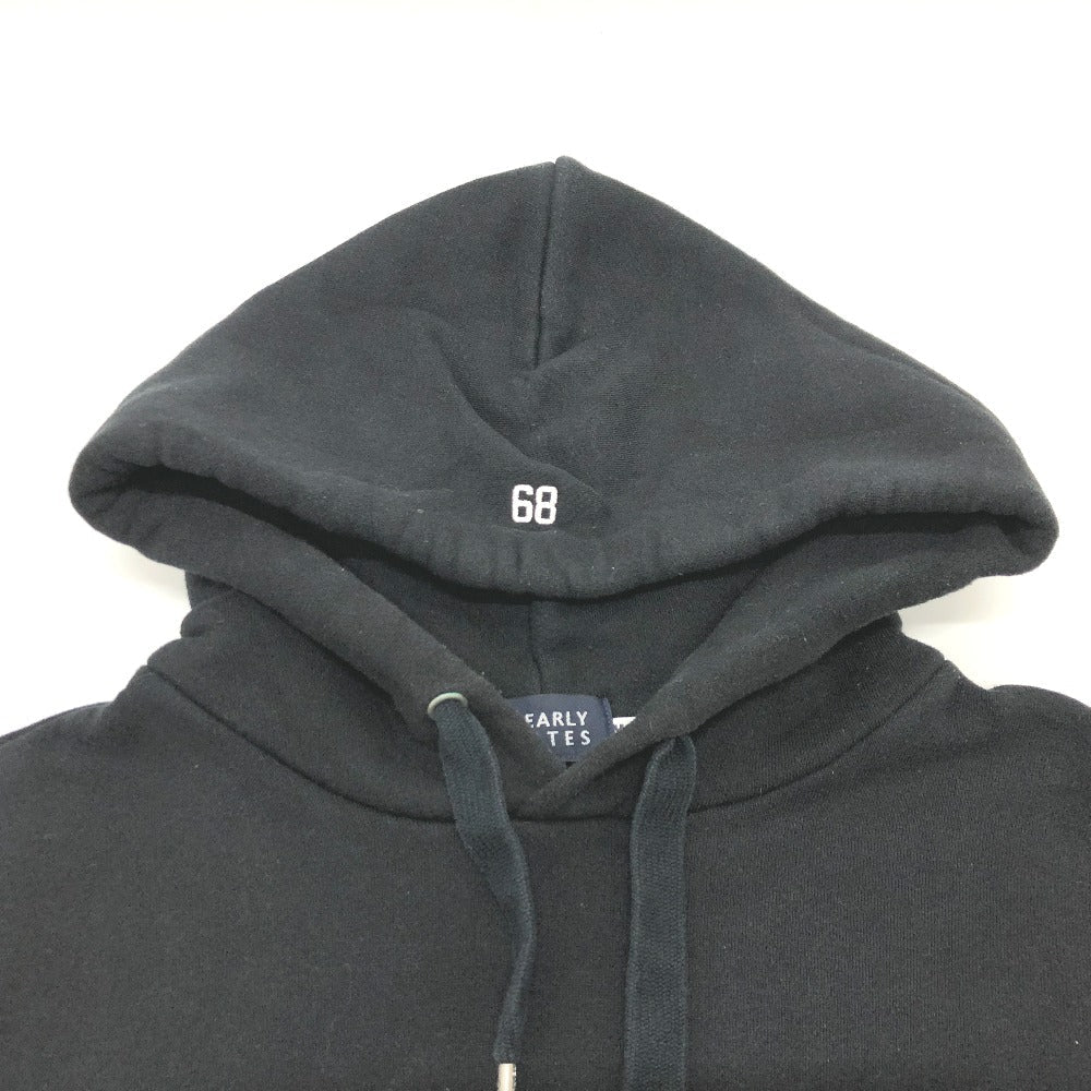 PEARLY GATES Hoodie cotton black logo mens 5 Used Authentic