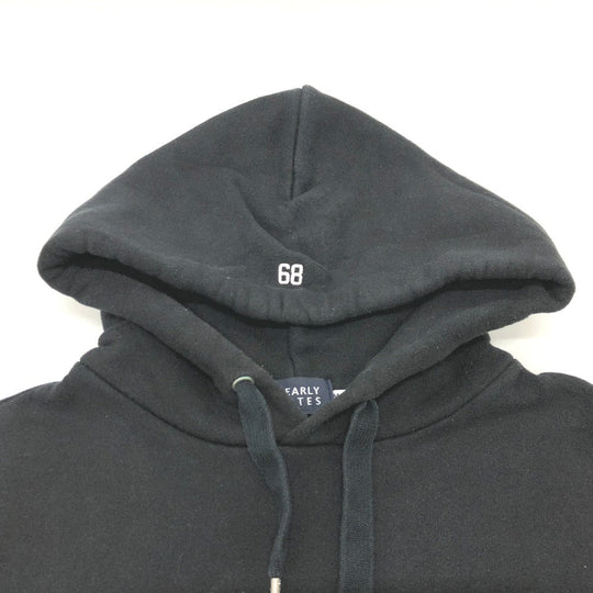 PEARLY GATES Hoodie cotton black logo mens 5 Used Authentic