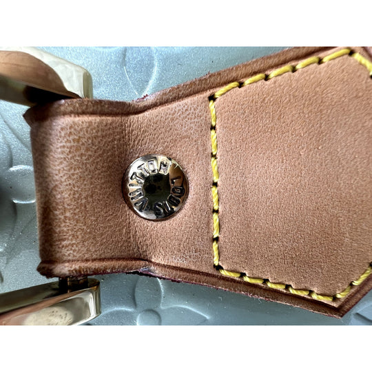 Louis Vuitton Vernis Houston Tote Green Monogram Patent Leather Shoulder Bag Women's Handbag