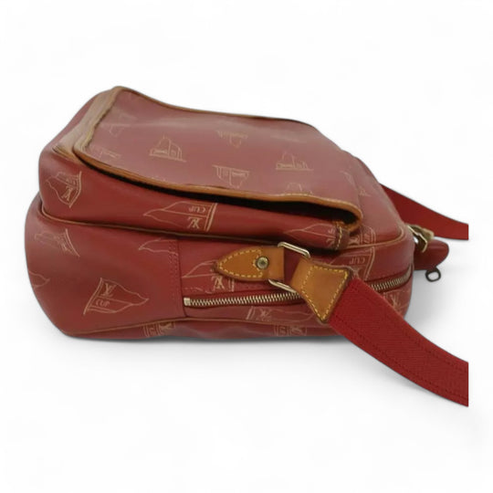 Louis Vuitton Cup Calvi Vintage Red Shoulder Bag Aboganie