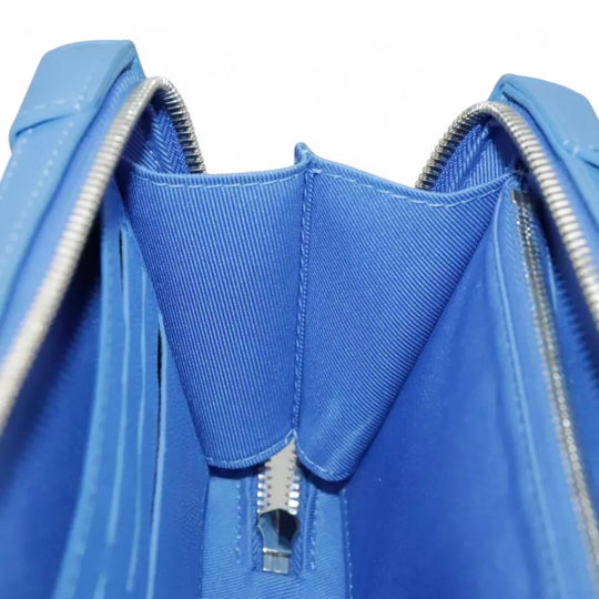 Louis Vuitton Monogram Clouds Soft Trunk Wallet Shoulder Bag Blue White Unisex