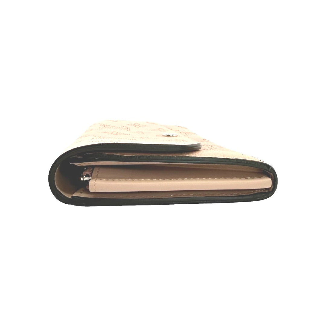 LOUIS VUITTON Long Wallet Purse M60145 Monogram Mahina Magnolia Mahina Monogram Portefeuille Iris Women Used Authentic