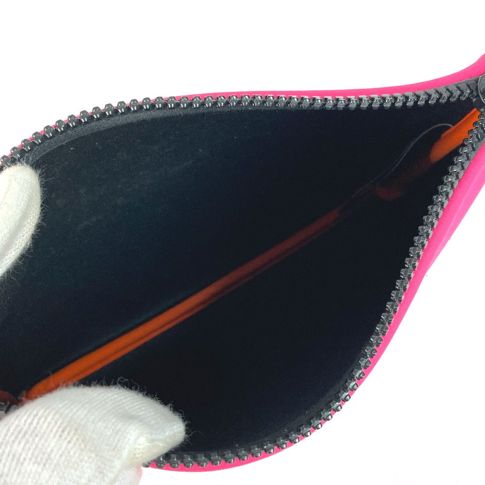 HERMES Pouch polyamide pink Makeup pouch Cosmetics Pouch Neovan PM Women Used Authentic