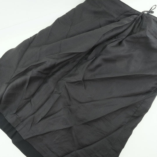 CHANEL skirt P24940V08903 wool black Women 38 Used Authentic