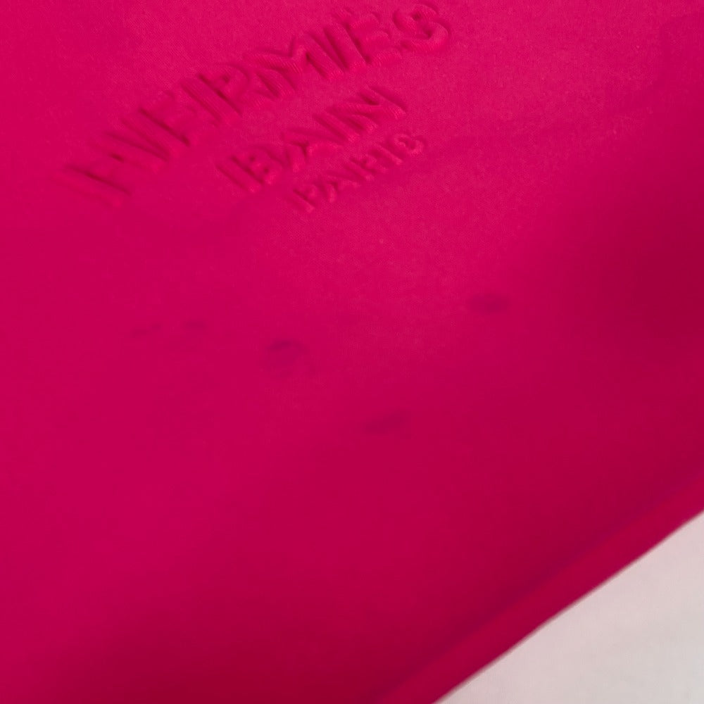 HERMES Pouch polyamide pink Neoban MM logo Women Used Authentic