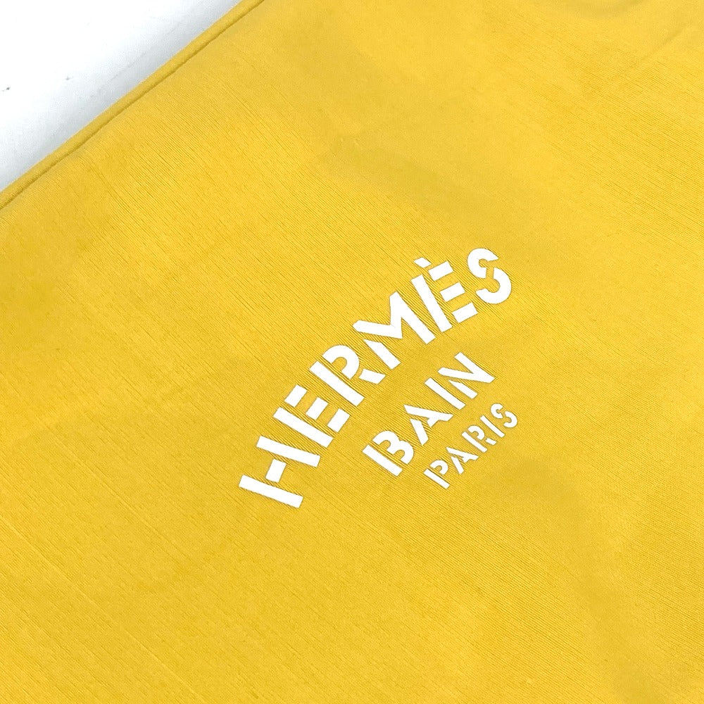 HERMES Clutch bag polyamide yellow Neovan MM unisex(Unisex) Used Authentic