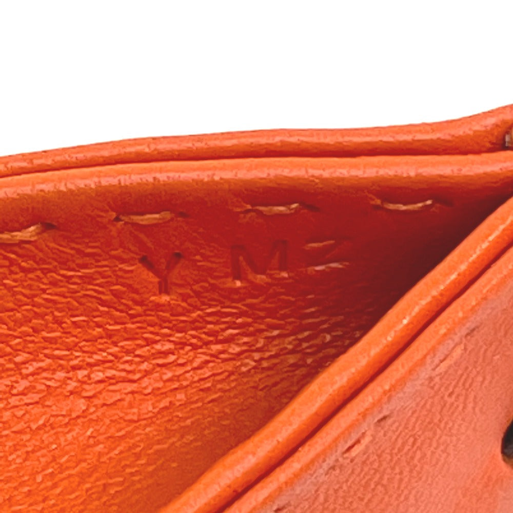 HERMES charm Anyo Miro Orange Shopper sack orange Women Used Authentic