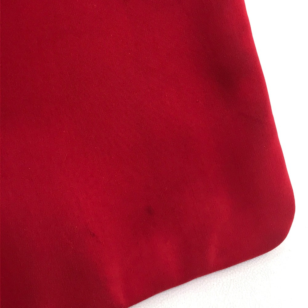 HERMES Pouch polyamide Red Neovan Truth Flat MM Women Used Authentic