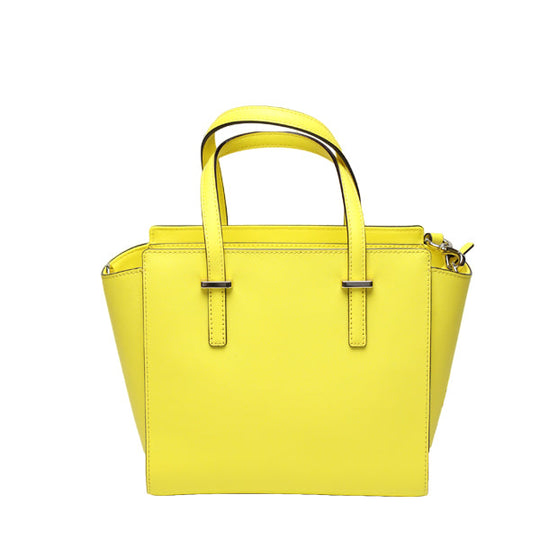 Kate Spade Handbag leather yellow Unused item Diagonal crossing 2WAY Women Used Authentic