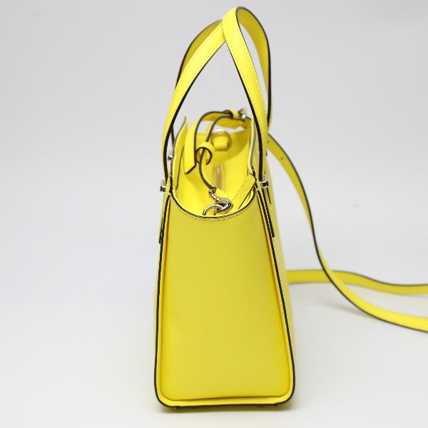 Kate Spade Handbag leather yellow Unused item Diagonal crossing 2WAY Women Used Authentic