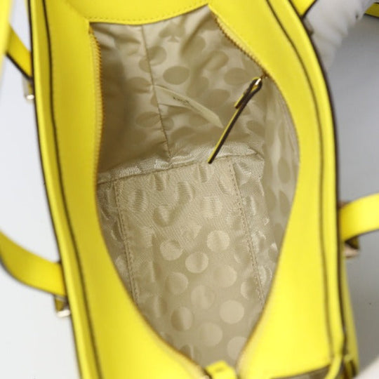 Kate Spade Handbag leather yellow Unused item Diagonal crossing 2WAY Women Used Authentic