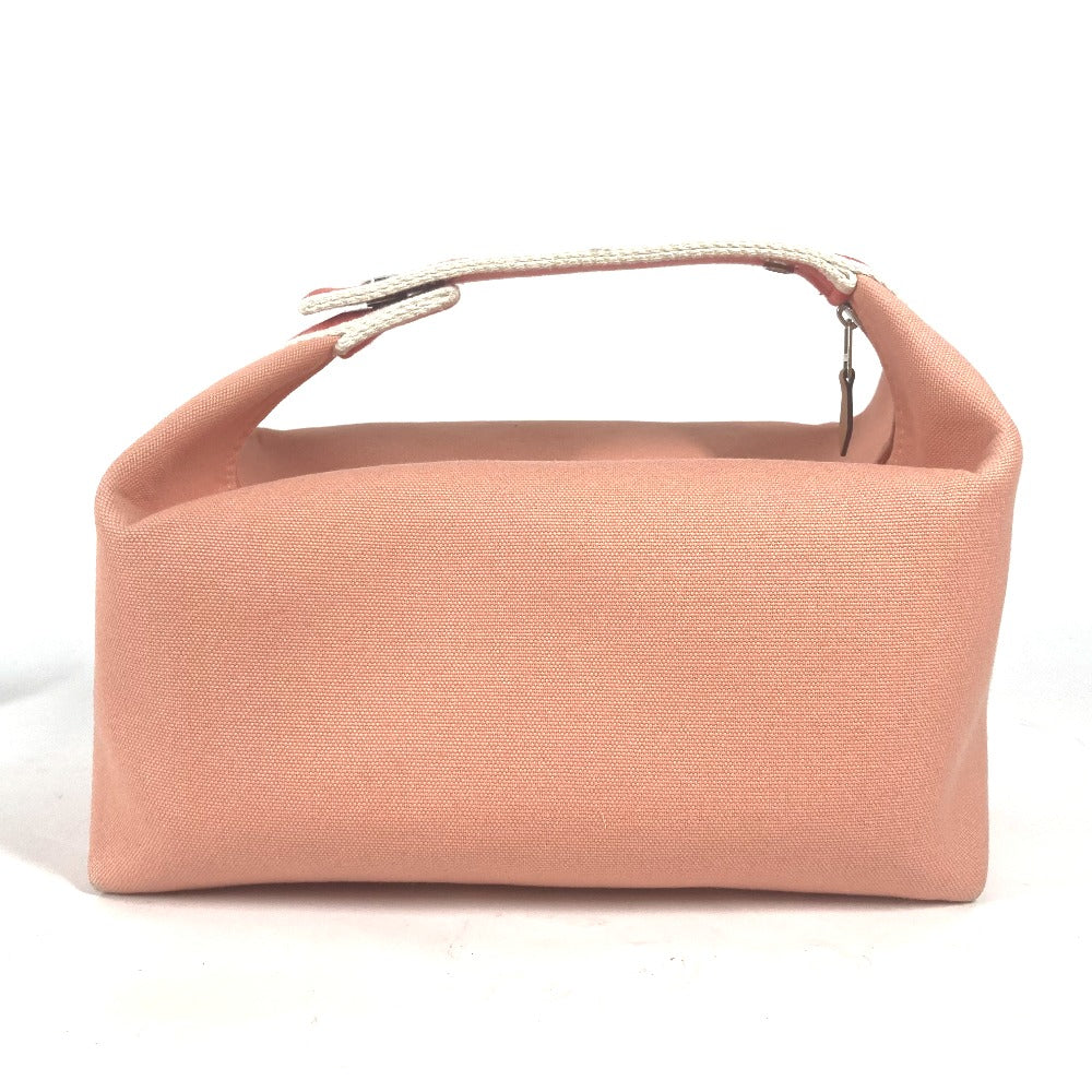 HERMES Handbag canvas pink BRIDE ABLACK GM Women Used Authentic