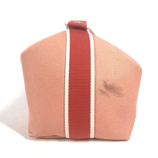 HERMES Handbag canvas pink BRIDE ABLACK GM Women Used Authentic