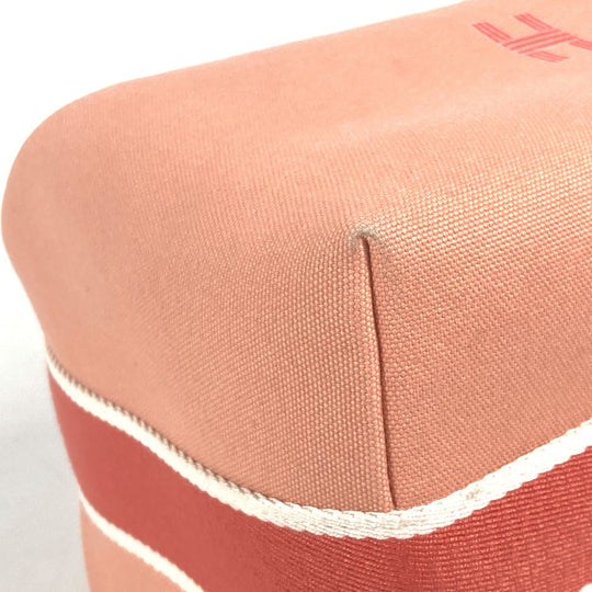 HERMES Handbag canvas pink BRIDE ABLACK GM Women Used Authentic