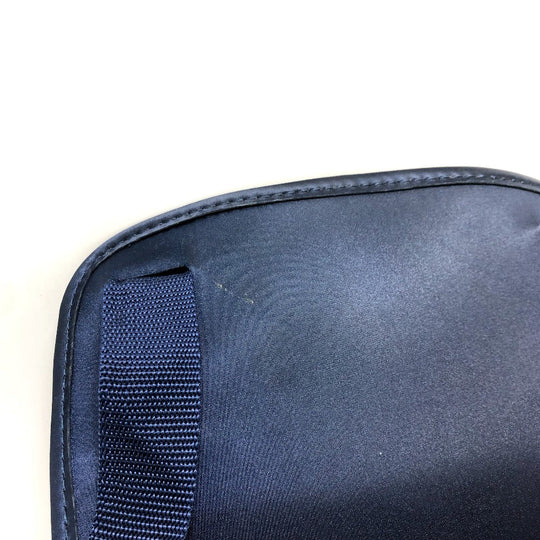 HERMES Backpack canvas blue Star Travel Exhibition 1999 Limited Sherpa Backpack Women Used Authentic