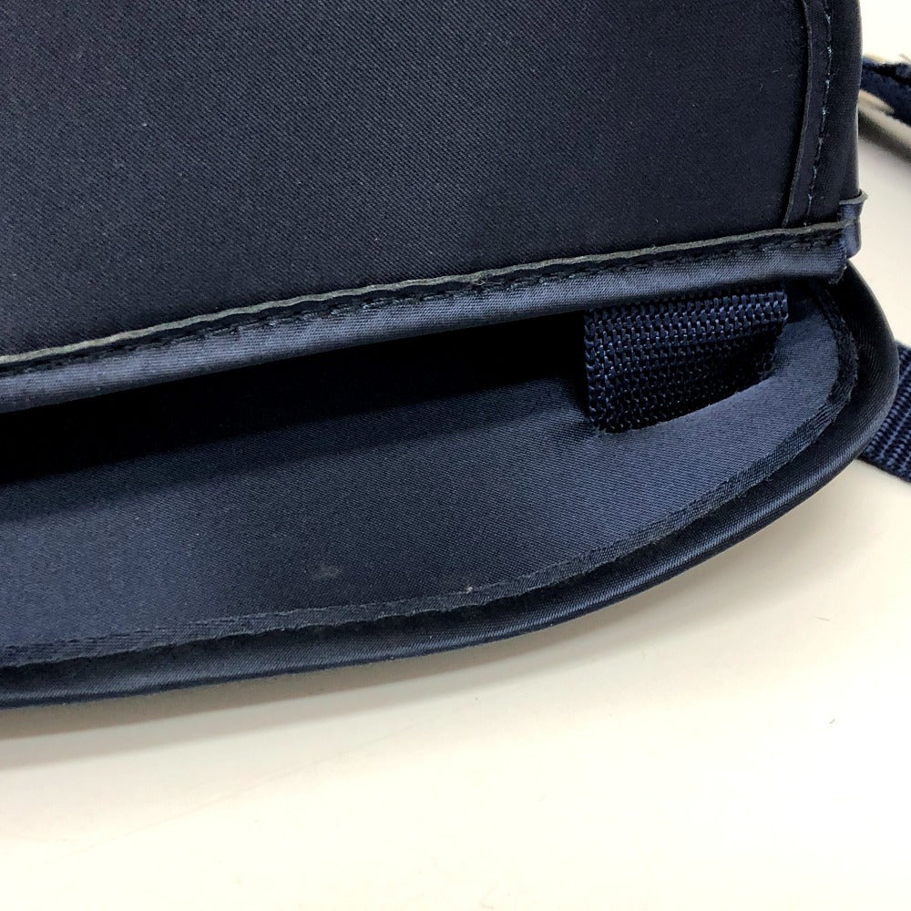 HERMES Backpack canvas blue Star Travel Exhibition 1999 Limited Sherpa Backpack Women Used Authentic