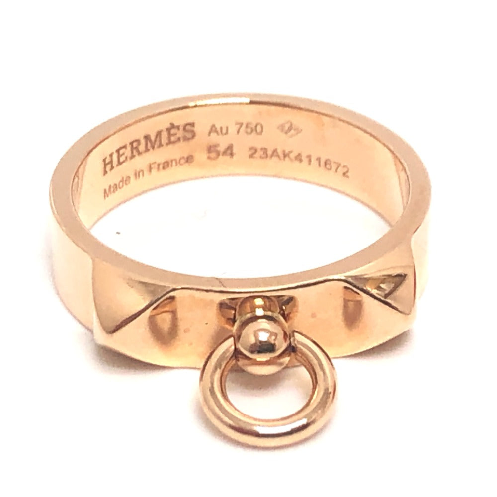 HERMES Ring 18K Pink Gold gold Cory Edssian Women 54 Used Authentic