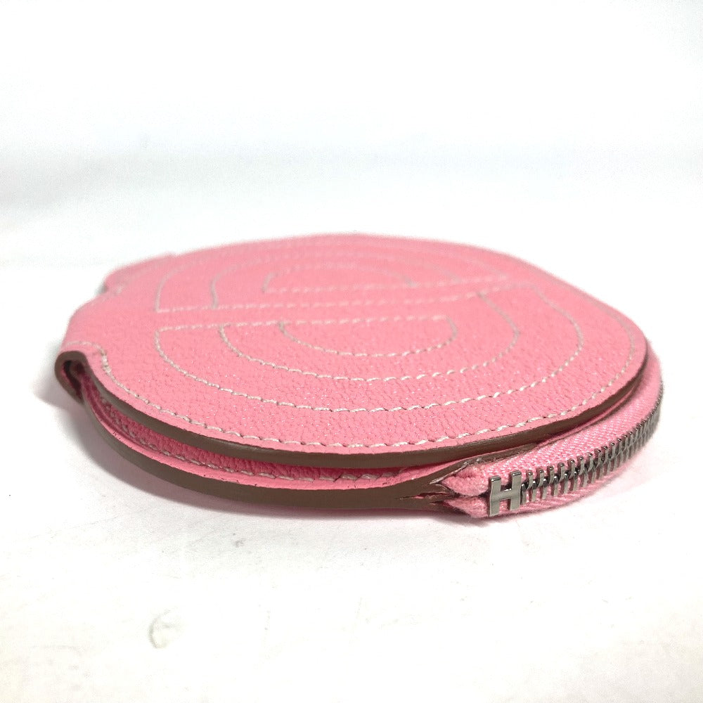 HERMES Coin case Shave pink In the loop